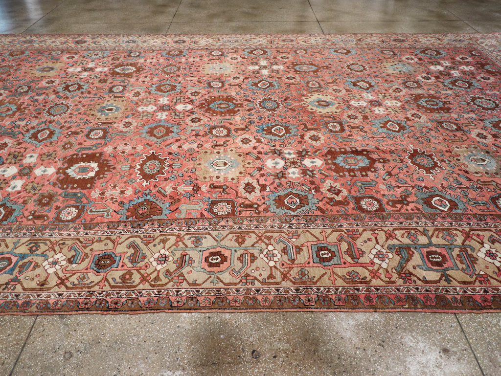 Antique Persian Heriz Carpet, No.24229 - Gss