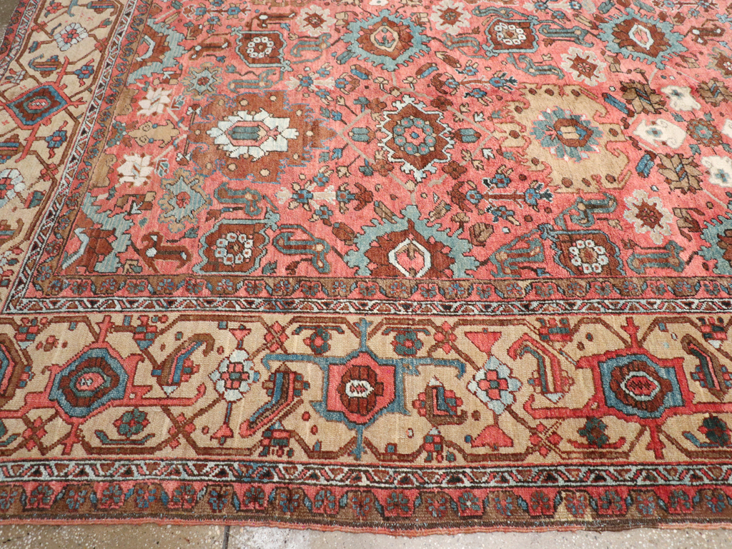 Antique Persian Heriz Carpet, No.24229 - Gss