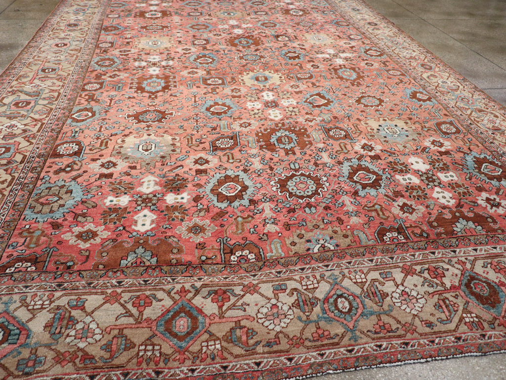Antique Persian Heriz Carpet, No.24229 - Gss
