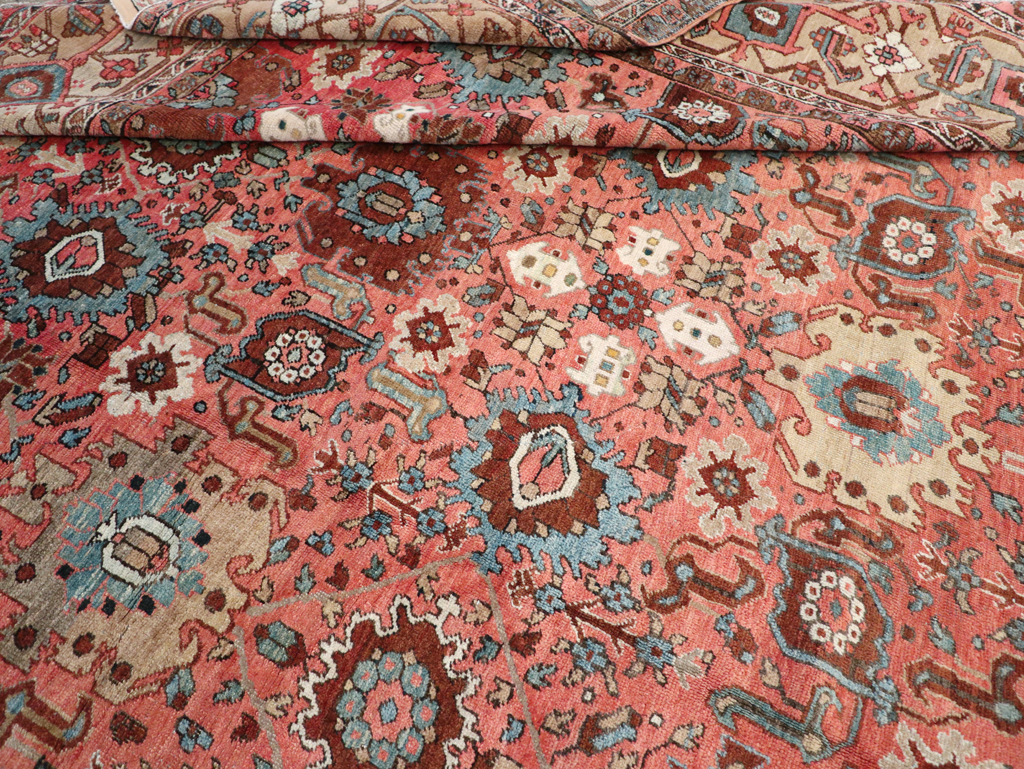 Antique Persian Heriz Carpet, No.24229 - Gss