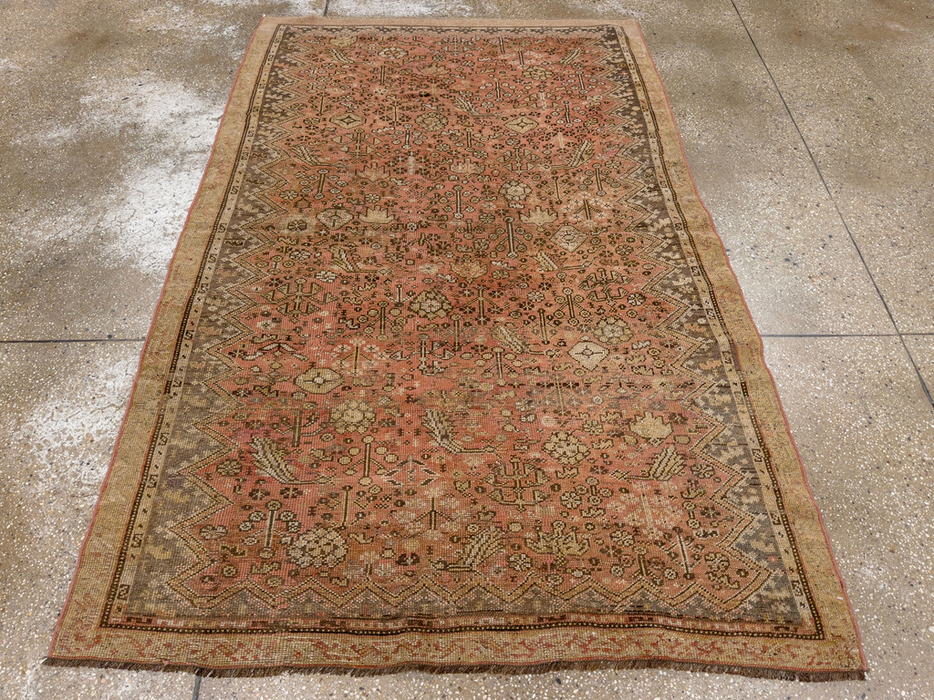 Antique Persian Kurdish Accent Rug, No.24236 - Gss