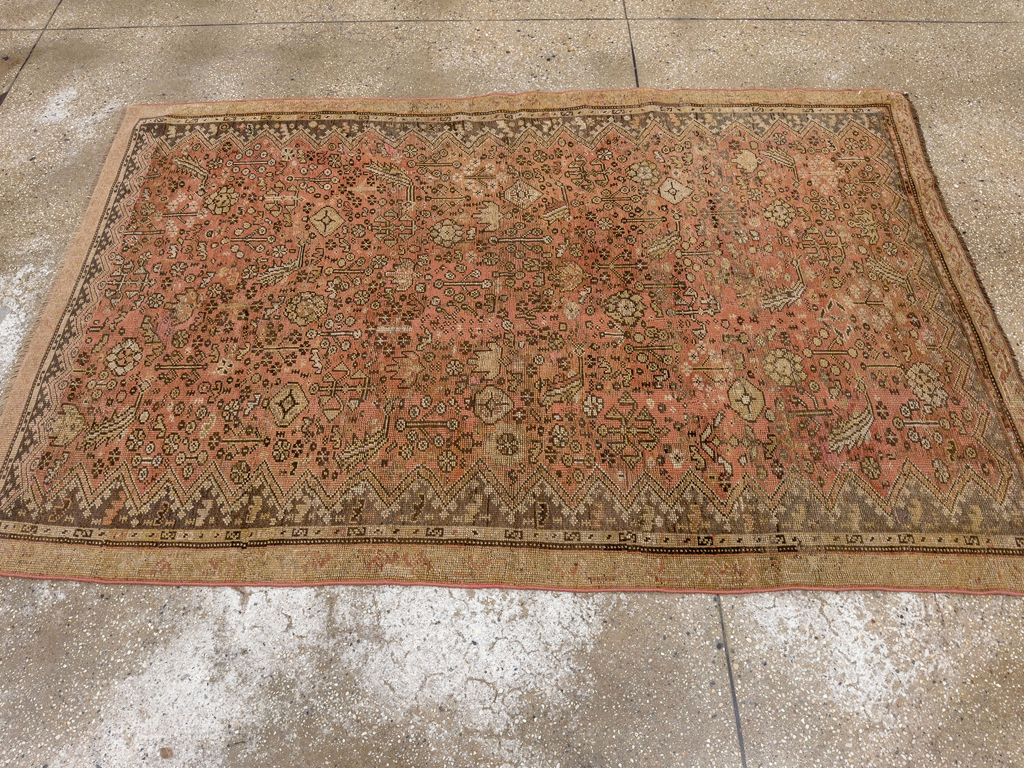 Antique Persian Kurdish Accent Rug, No.24236 - Gss