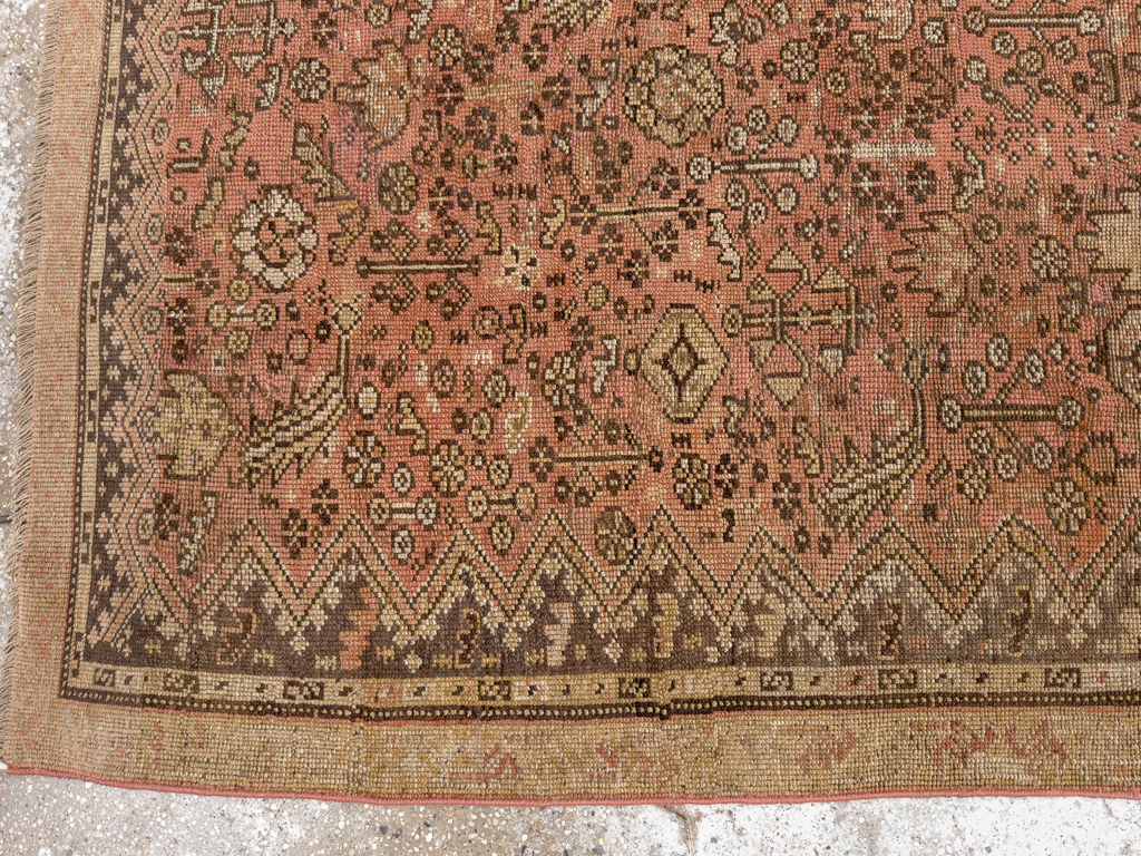 Antique Persian Kurdish Accent Rug, No.24236 - Gss