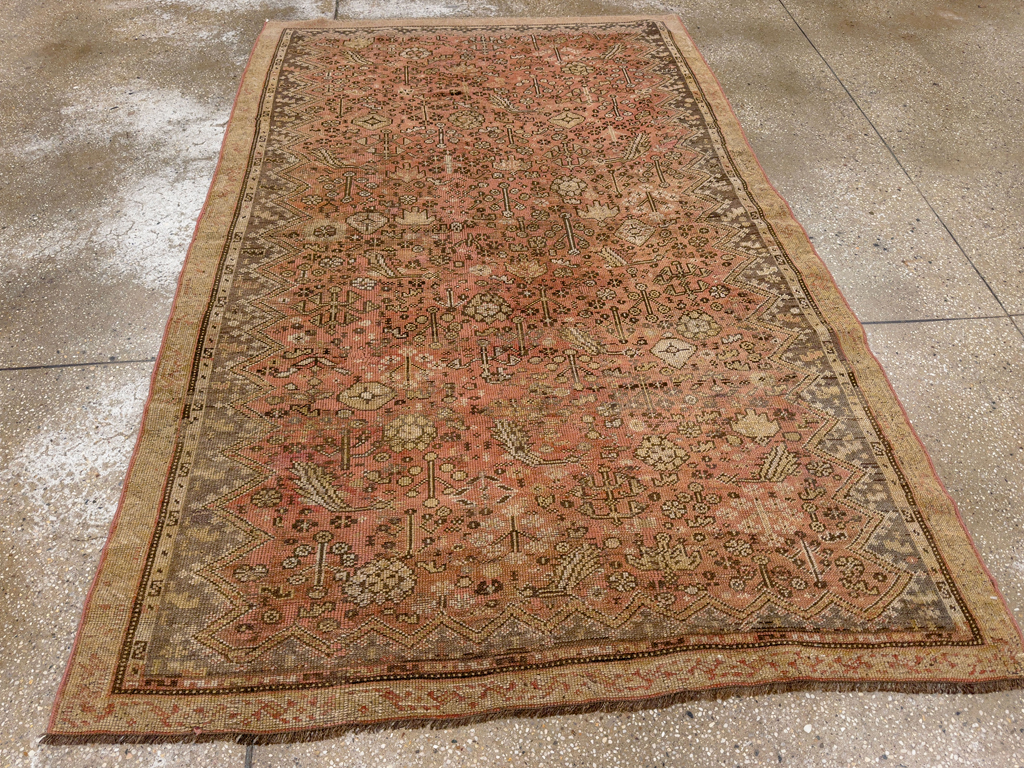 Antique Persian Kurdish Accent Rug, No.24236 - Gss