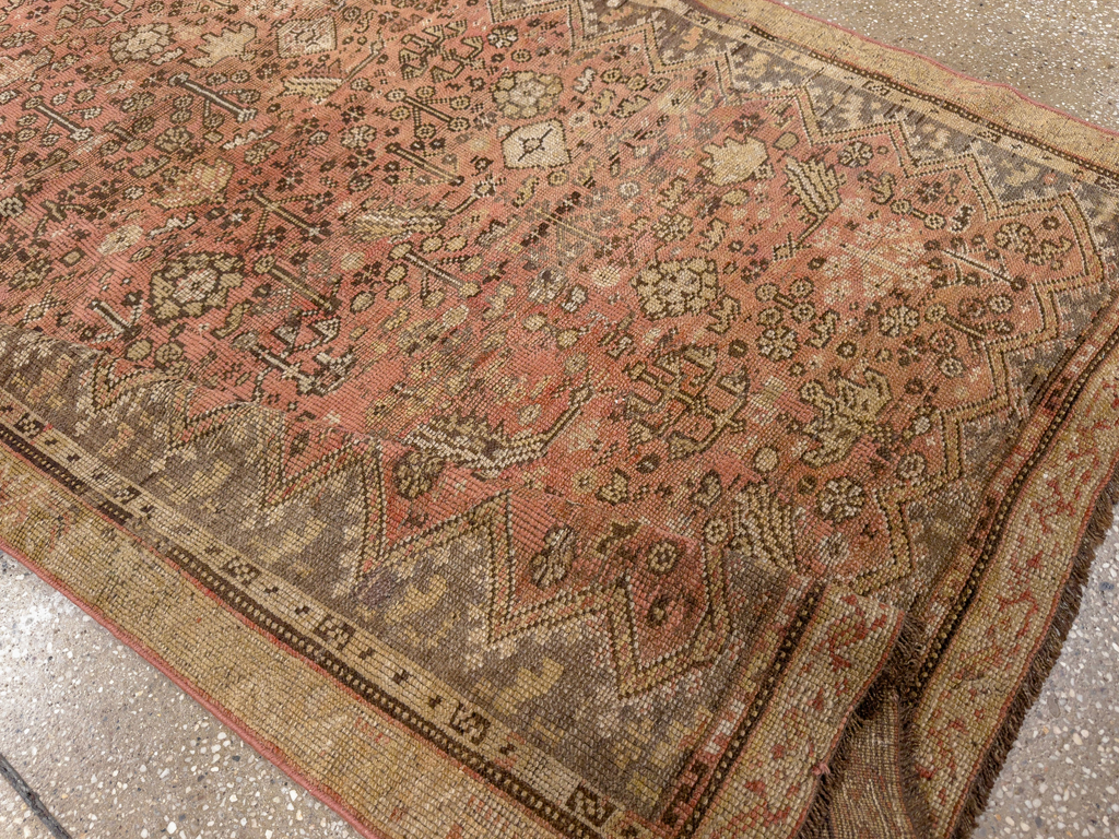 Antique Persian Kurdish Accent Rug, No.24236 - Gss