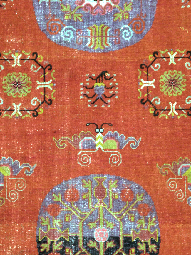 Antique East Turkestan Khotan Gallery Carpet, No.24237 - Gss