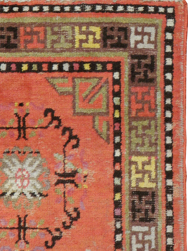 Antique East Turkestan Khotan Rug, No.24239 - Gss