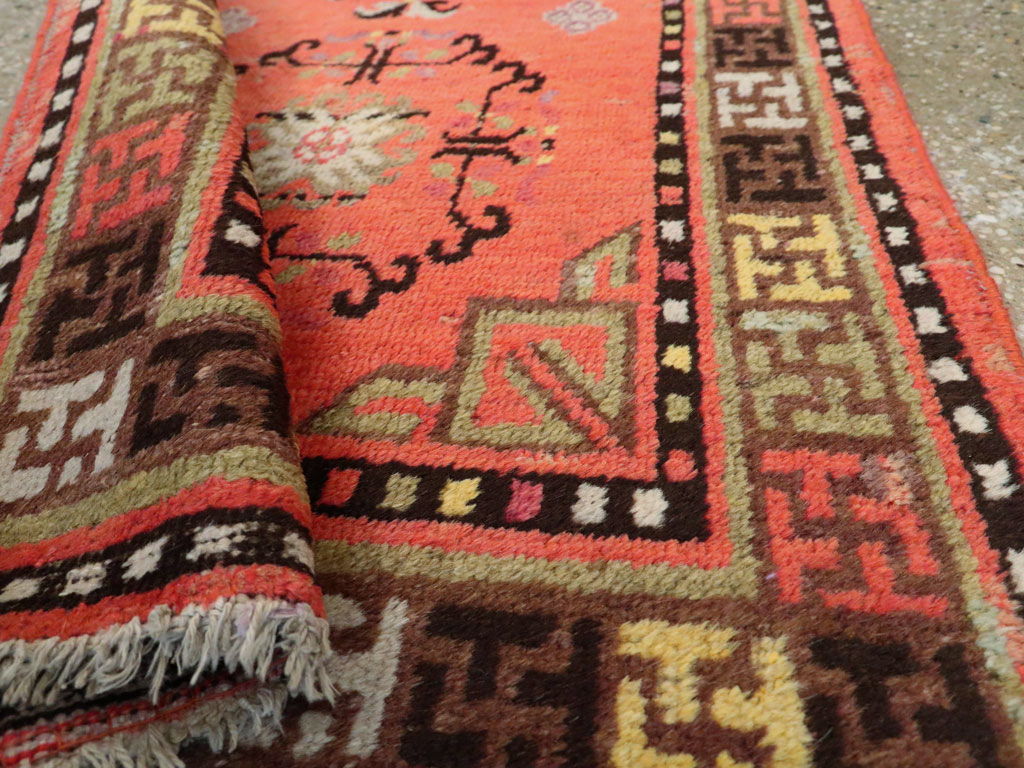 Antique East Turkestan Khotan Rug, No.24239 - Gss