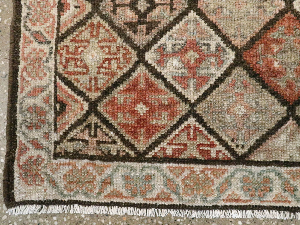 Antique Persian Kurdish Square Rug (Pair: 2 of 2), No.24249 - Gss