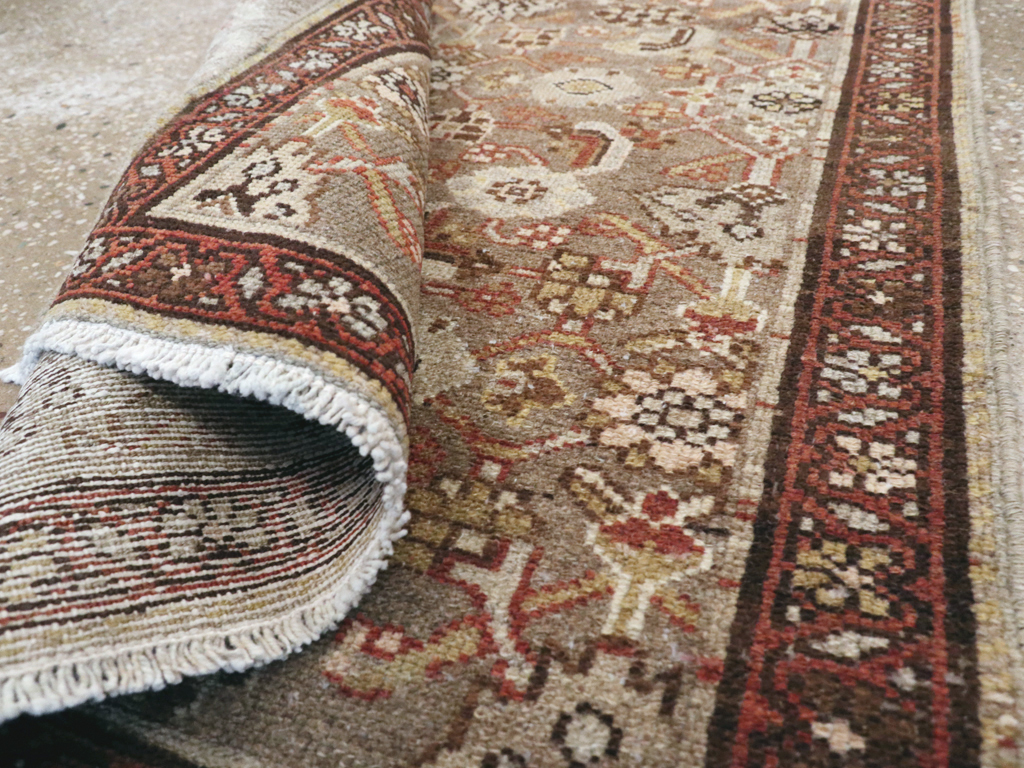 Vintage Persian Malayer Throw Rug, No.24250 - Gss