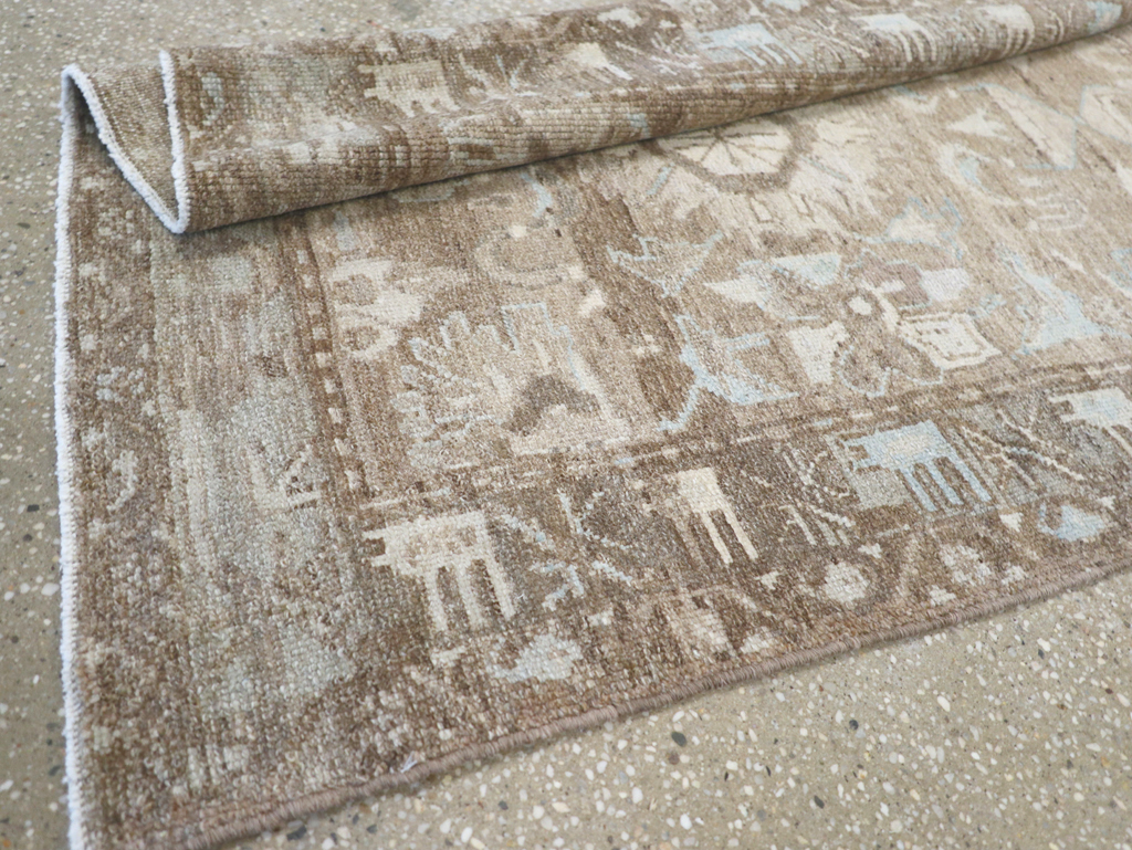 Vintage Persian Malayer Runner (Pair: 1 of 2), No.24260 - Gss