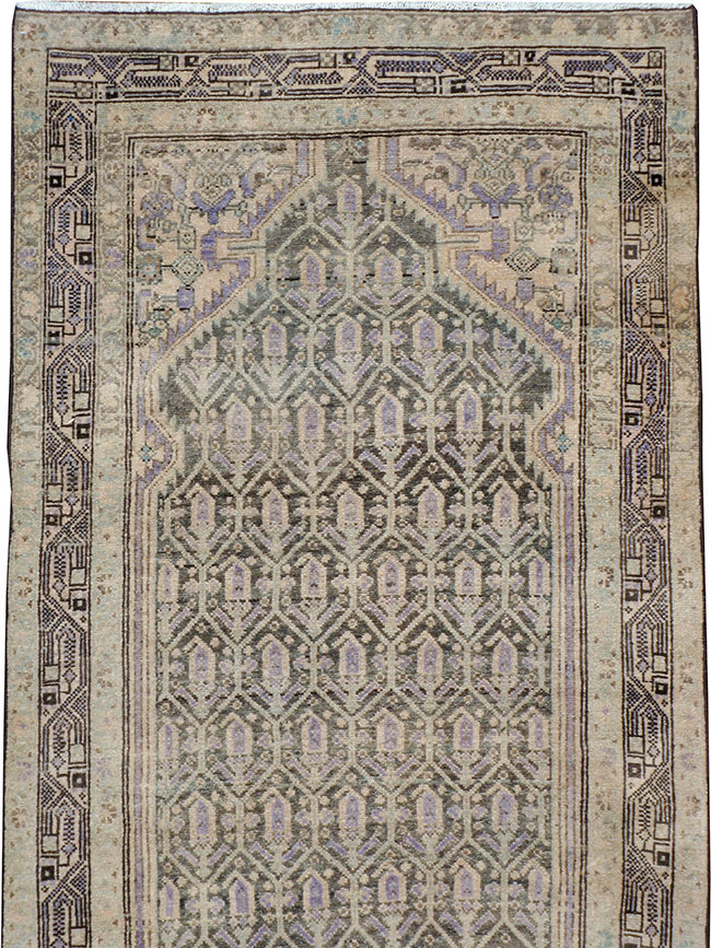 Vintage Persian Malayer Runner, No.24262 - Gss