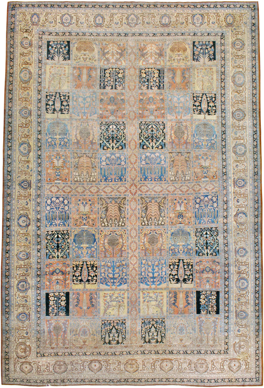 Antique Persian Tabriz Hagi Jalili Carpet, No.24283 - Gss