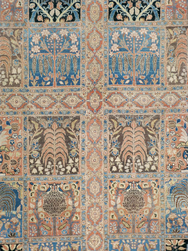 Antique Persian Tabriz Hagi Jalili Carpet, No.24283 - Gss