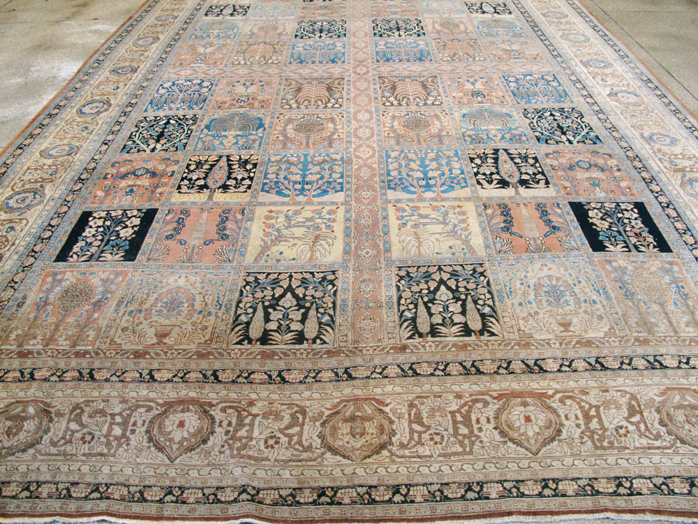 Antique Persian Tabriz Hagi Jalili Carpet, No.24283 - Gss