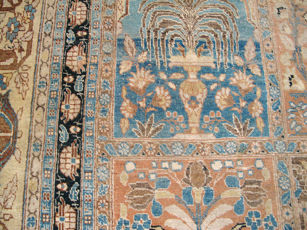 Antique Persian Tabriz Hagi Jalili Carpet, No.24283 - Gss