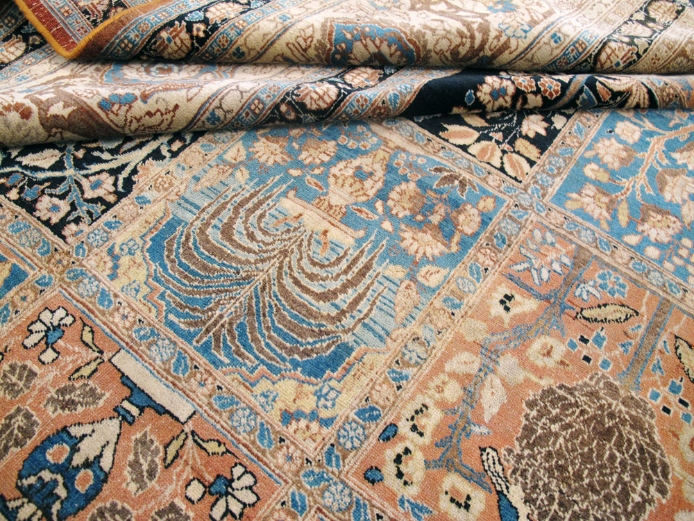 Antique Persian Tabriz Hagi Jalili Carpet, No.24283 - Gss