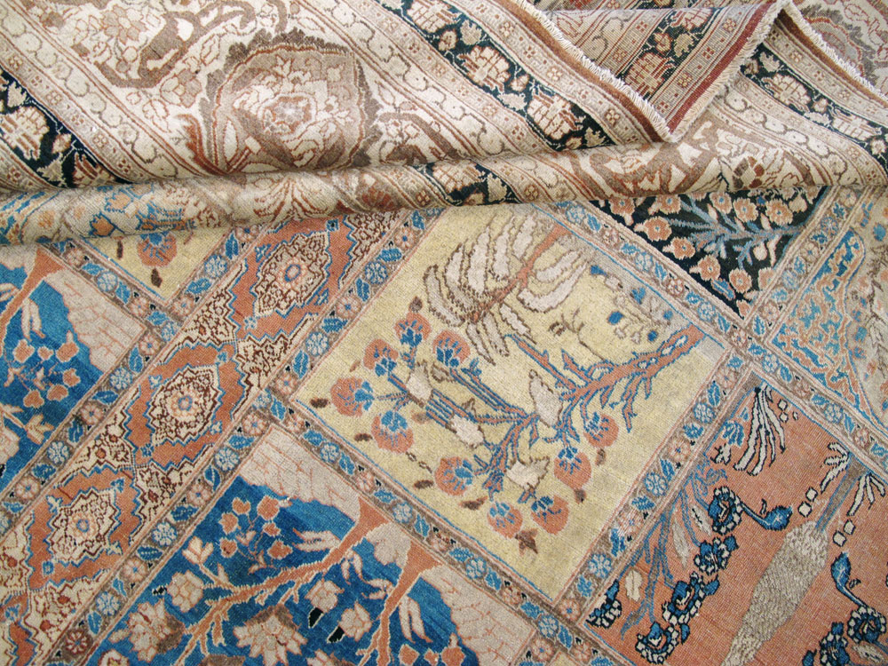 Antique Persian Tabriz Hagi Jalili Carpet, No.24283 - Gss