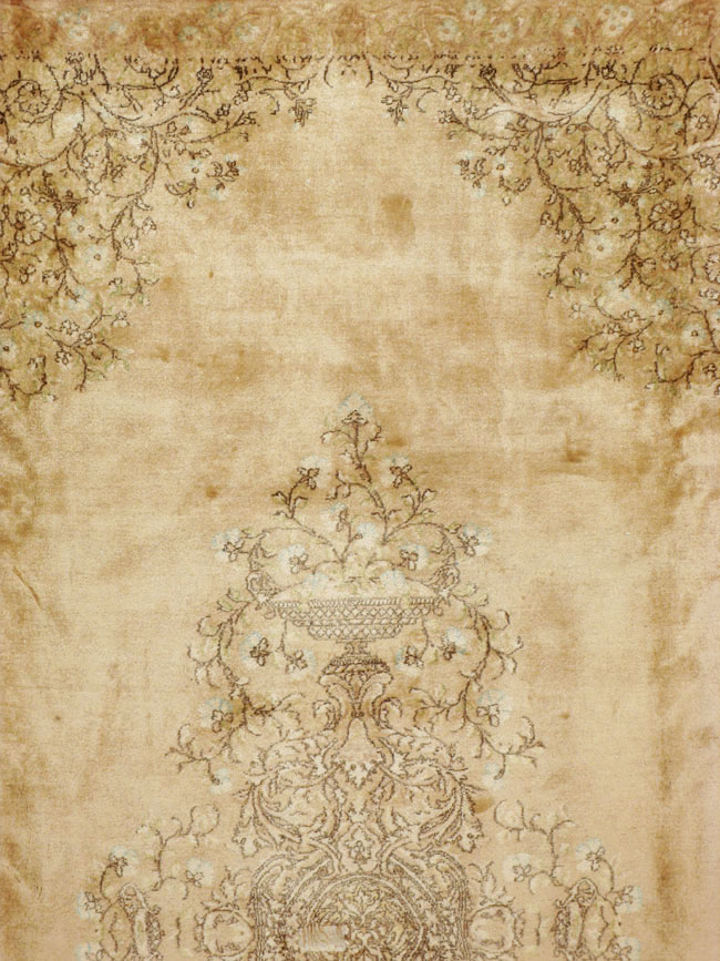Vintage Persian Kerman Carpet, No.24298 - Gss