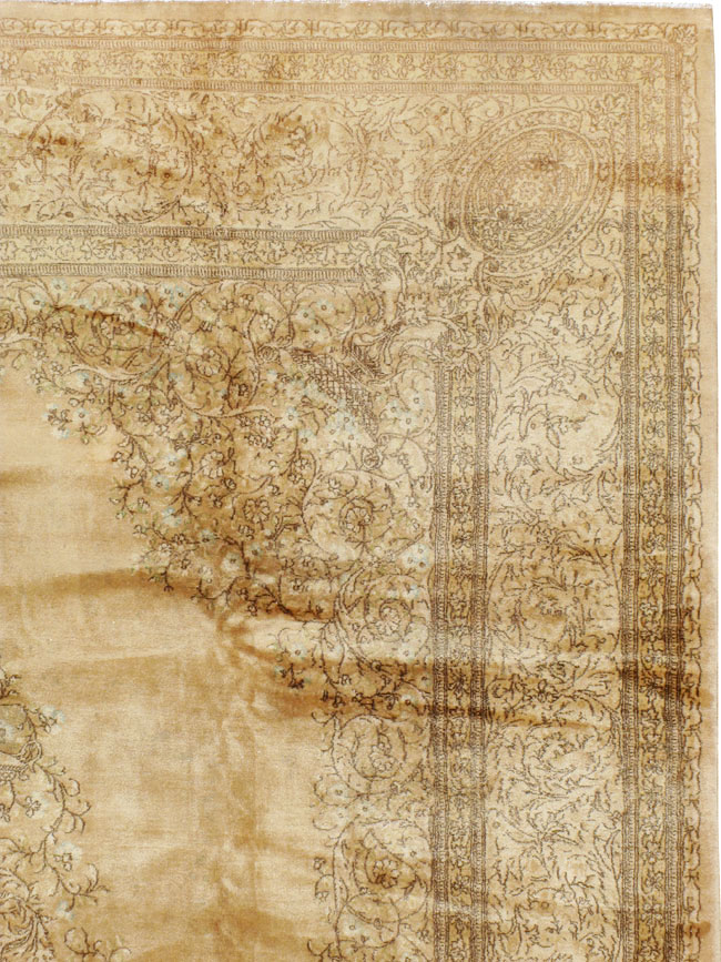 Vintage Persian Kerman Carpet, No.24298 - Gss