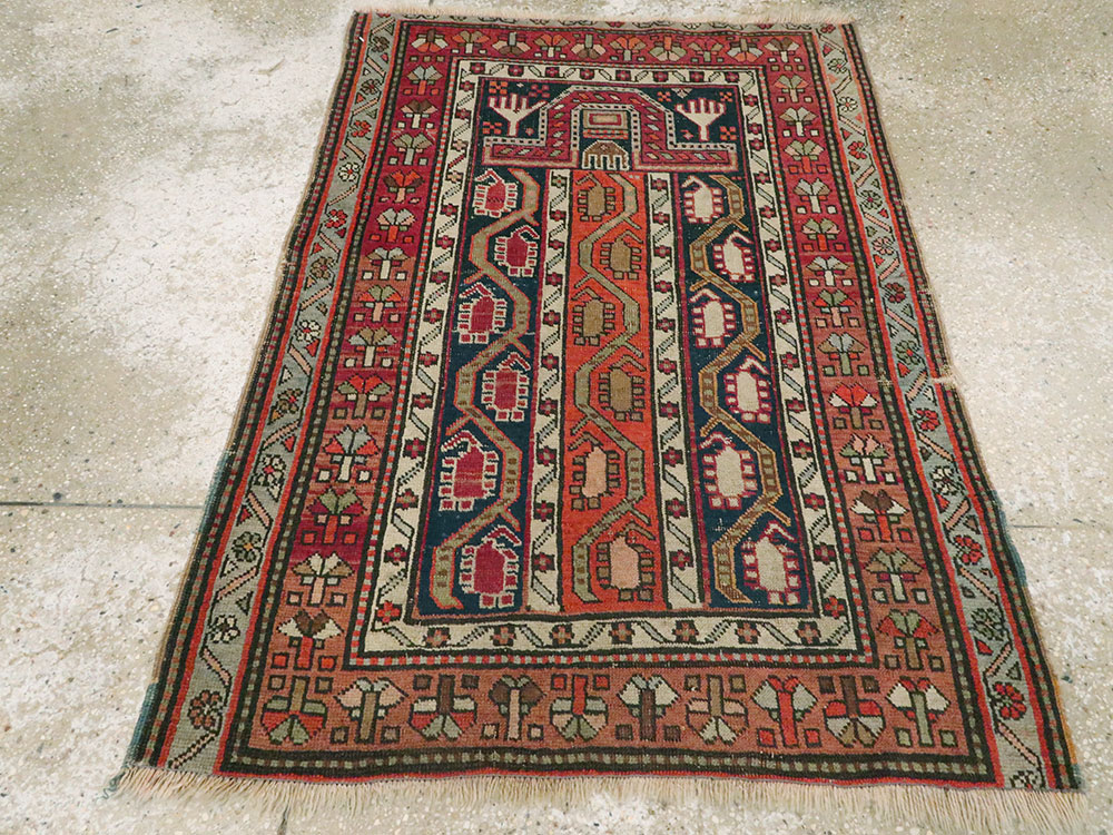 Antique Caucasian Karabagh Rug, No.24304 - Gss
