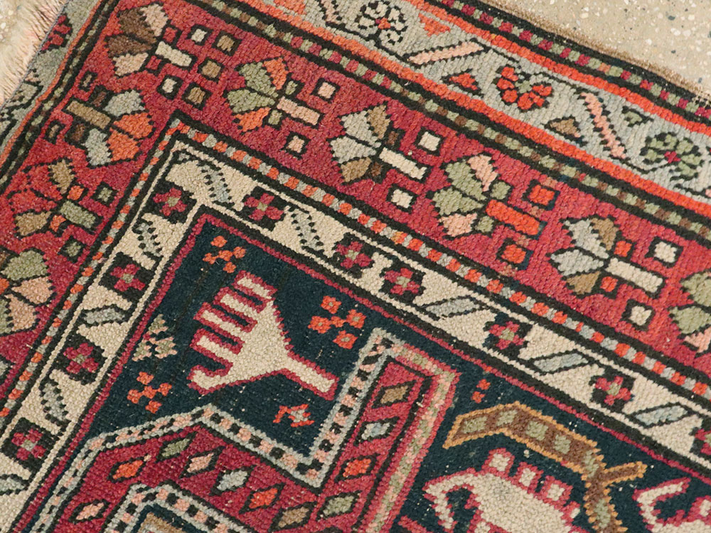 Antique Caucasian Karabagh Rug, No.24304 - Gss