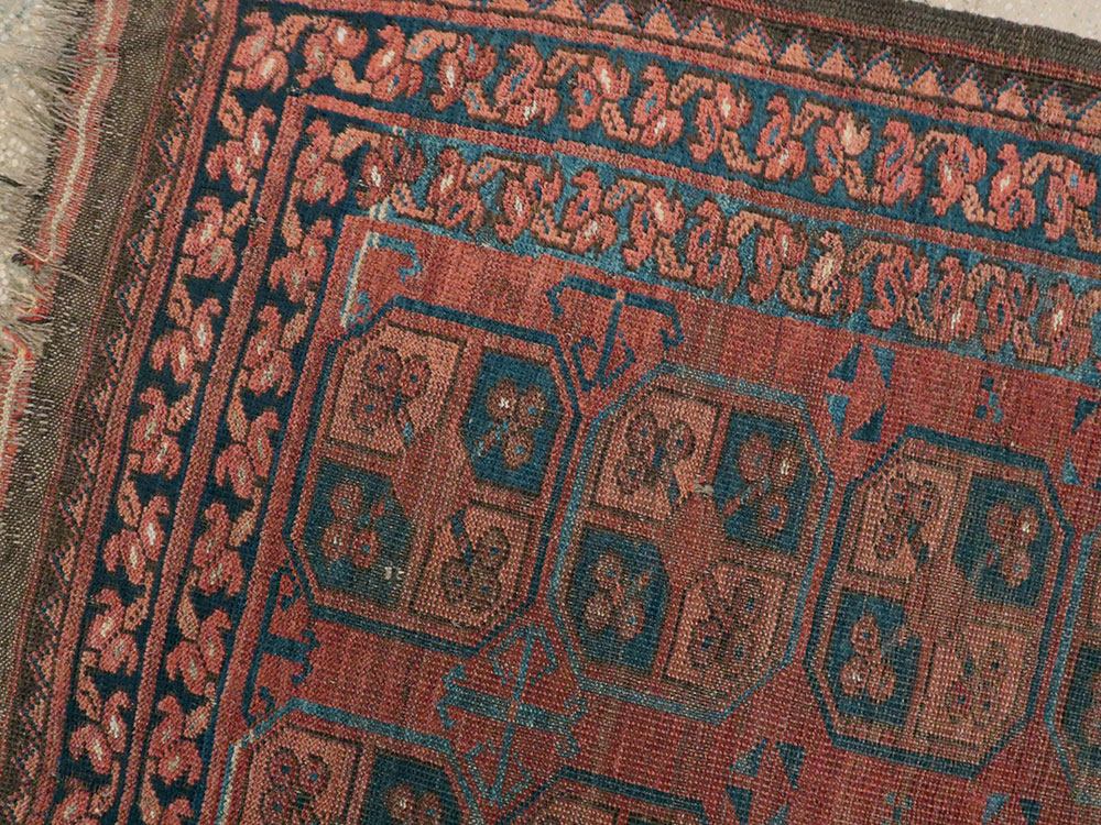 Antique Afghan Ersari Turkoman Rug, No.24306 - Gss