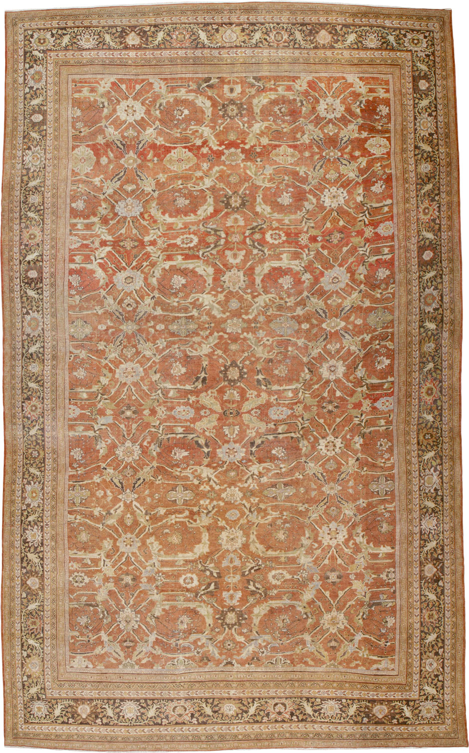 Antique Persian Mahal Carpet, No.24314 - Gss