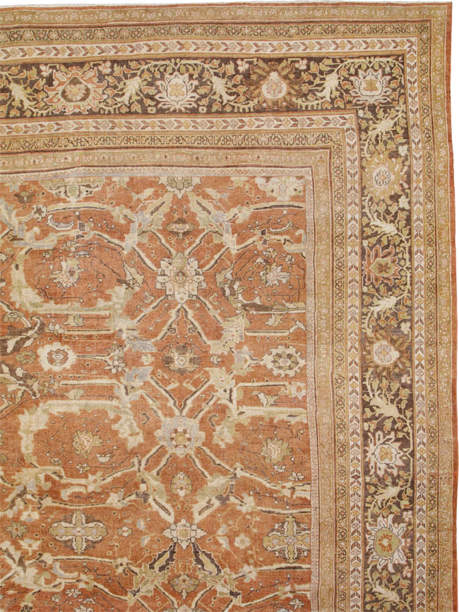 Antique Persian Mahal Carpet, No.24314 - Gss