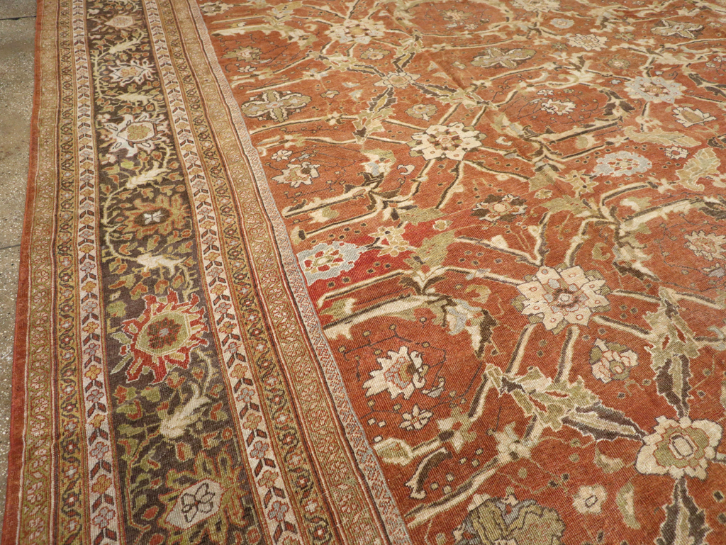 Antique Persian Mahal Carpet, No.24314 - Gss