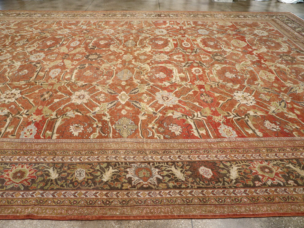 Antique Persian Mahal Carpet, No.24314 - Gss