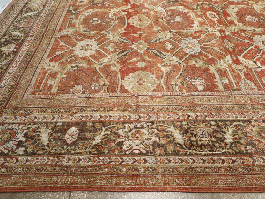 Antique Persian Mahal Carpet, No.24314 - Gss