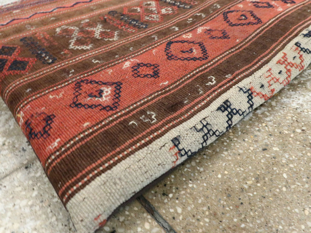 Antique Persian Flat-weave Cushion, No.24318 - Gss