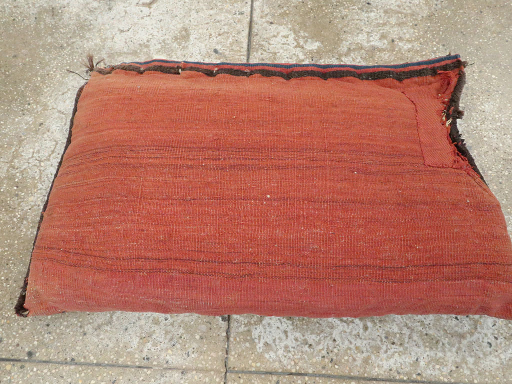 Antique Persian Afshar Bag Face Pillow, No.24319 - Gss