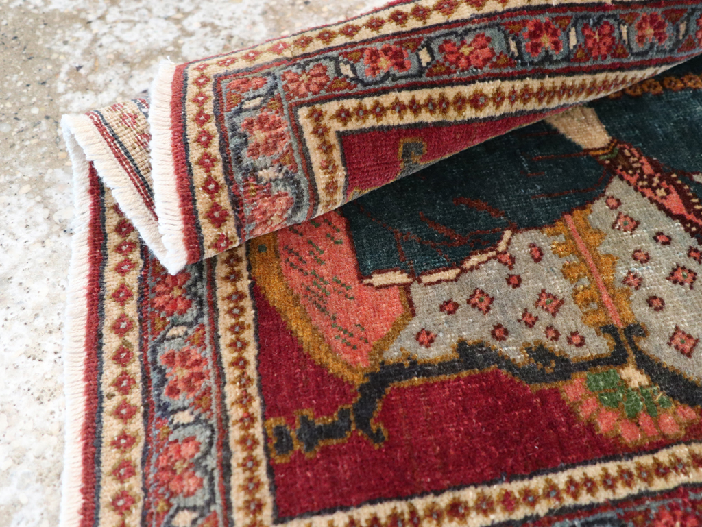 Antique Persian Tabriz Pictorial Rug (Pair: 2 of 2), No.24329 - Gss