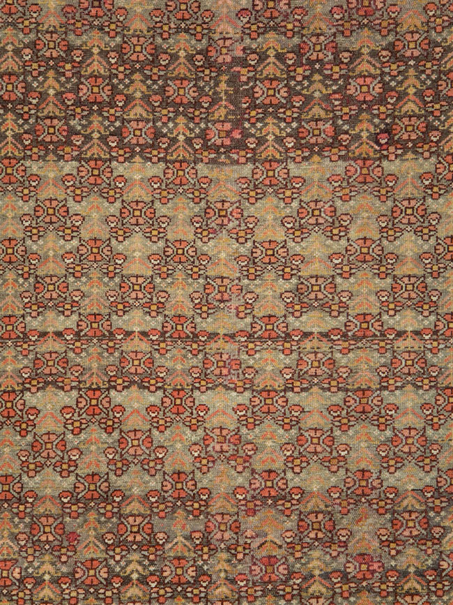Antique Persian Malayer Wide Runner, No.24334 - Gss