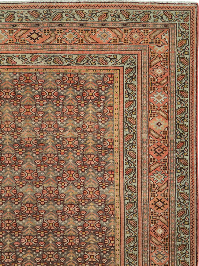 Antique Persian Malayer Wide Runner, No.24334 - Gss