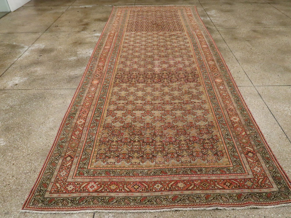 Antique Persian Malayer Wide Runner, No.24334 - Gss