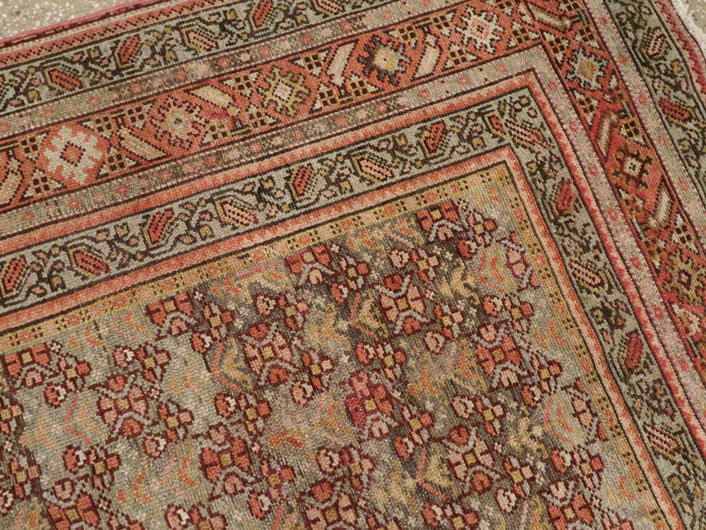 Antique Persian Malayer Wide Runner, No.24334 - Gss