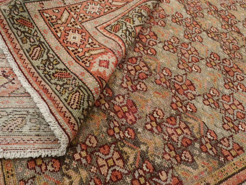 Antique Persian Malayer Wide Runner, No.24334 - Gss