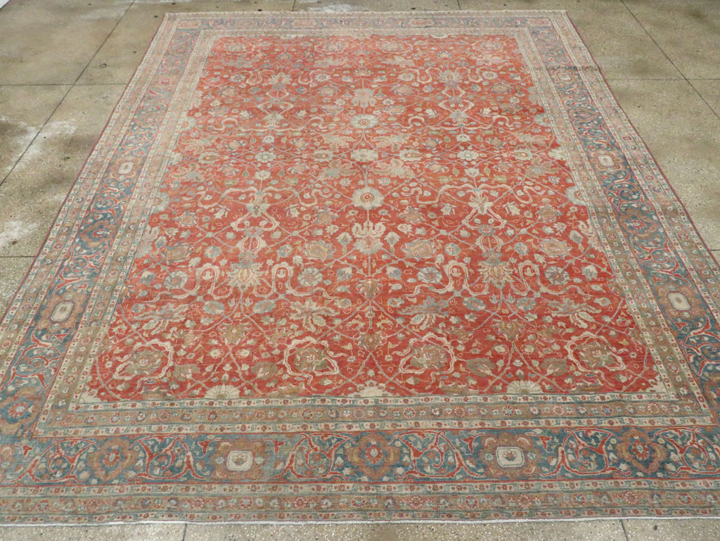Antique Persian Tabriz Carpet, No.24335 - Gss