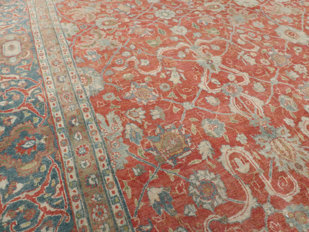 Antique Persian Tabriz Carpet, No.24335 - Gss