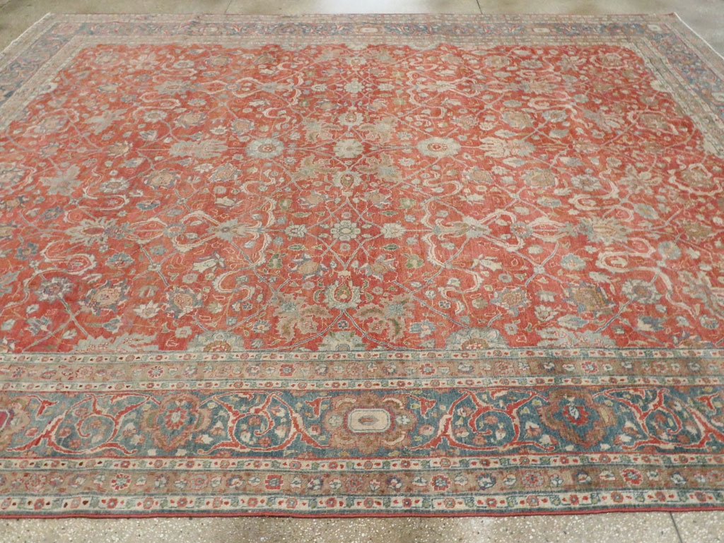 Antique Persian Tabriz Carpet, No.24335 - Gss