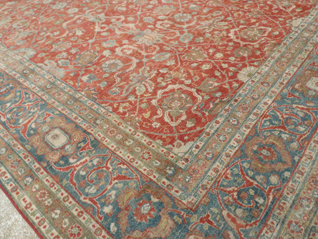 Antique Persian Tabriz Carpet, No.24335 - Gss