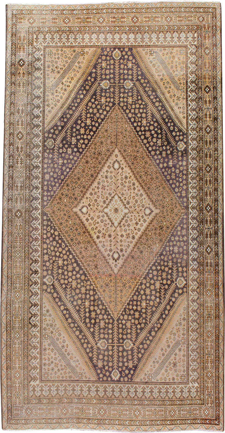 Antique East Turkestan Khotan Gallery Carpet, No.24337 - Gss