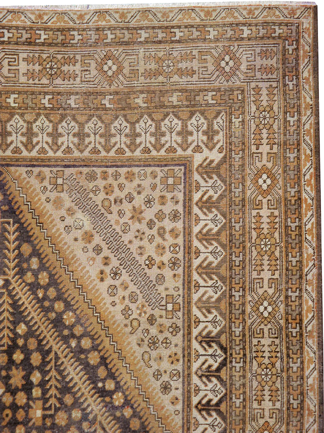 Antique East Turkestan Khotan Gallery Carpet, No.24337 - Gss