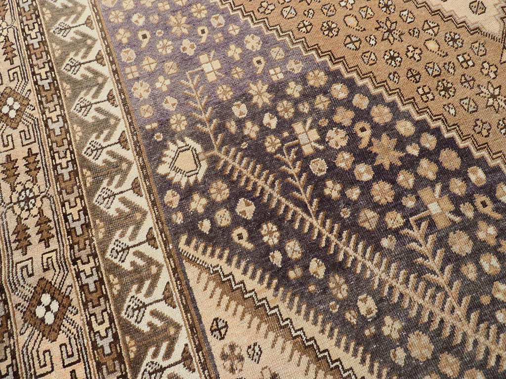 Antique East Turkestan Khotan Gallery Carpet, No.24337 - Gss