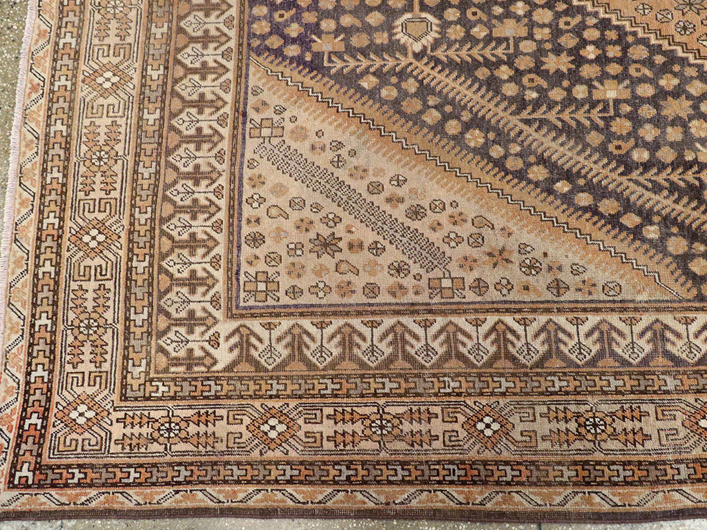 Antique East Turkestan Khotan Gallery Carpet, No.24337 - Gss