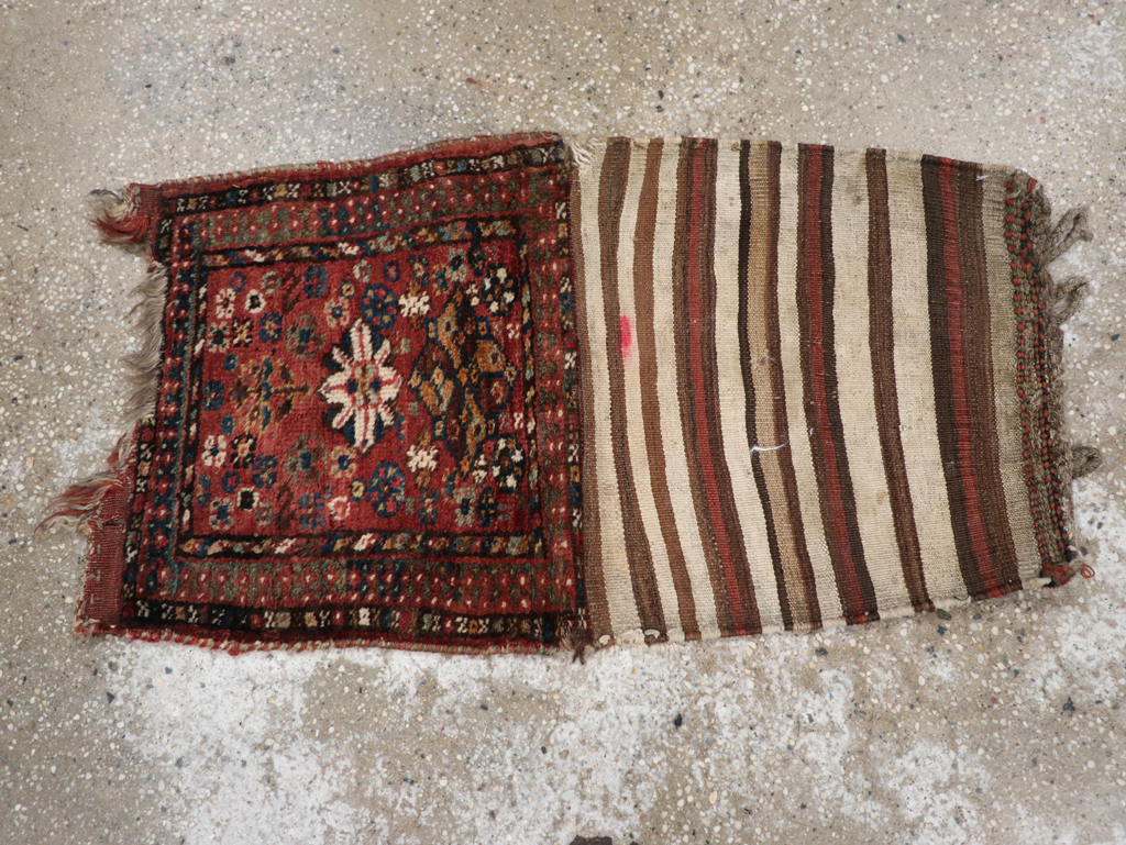 Vintage Persian Kurdish Bag, No.24342 - Gss