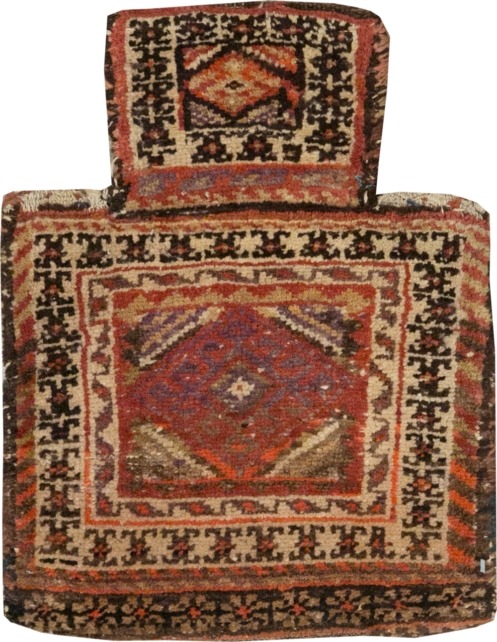 Vintage Persian Kurdish Salt Bag (Namakdan), No.24352 - Gss